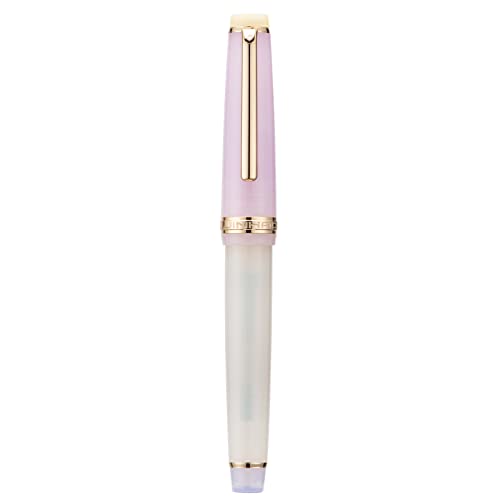 3 Jinhao 82 Fountain Pen Transparent Mixed Morandi Color Acrylic Extra Fine Point Gold Trim with Converter Set - color: Mixed Morandi Gold Trim, style: Extra Fine Nib
