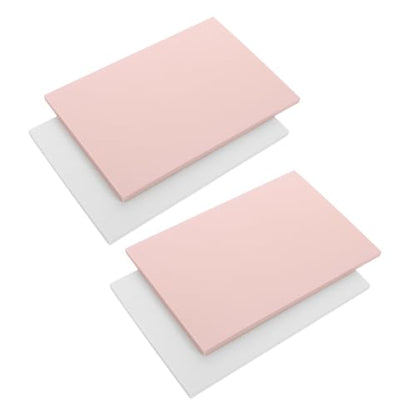 Uonlytech DIY Rubber Carving Block Kit for Printmaking 15x10x0.6cm Soft Pure Color Rubber Stamp Making Supplies for Craft Projects Suitable for Artists and Hobbyists
