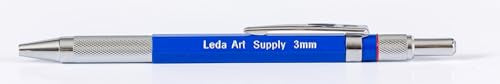 Leda Art 3.0mm Mechanical Pencil Set Drafting Pencil with Built-in Sharpener & 6 Lead Refills Ideal for Thick Lines, Sketching, Drawing & Mixed Media Art (Jumbo) - style: Jumbo 3mm