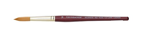 Grumbacher Goldenedge Golden Toray Round Watercolor Brush, Synthetic Bristles, Size 14 (4620.14) - size: 14