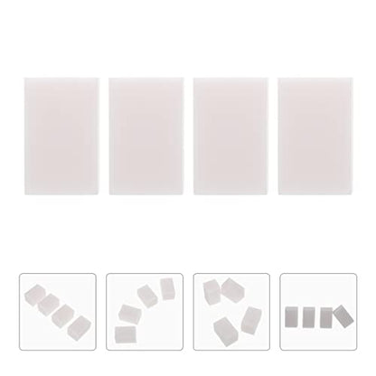 TEHAUX 4pcs Rubber Carving Blocks for DIY Stamp Crafts Soft Rubber Stamps for Printmaking Engraving Art Projects Hobbyists and