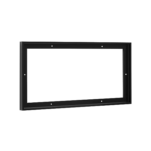 Pixy Canvas Floater Frame 6x12 for 3/4 (0.75) inch Deep Canvas Paintings/Canvas Prints/Wood Canvas Panels/Wall Art/Wall Decor/Home Decor/Artwork (Black, 6 x 12 inch, Landscape) - color: Black, size: 6 x 12 inch