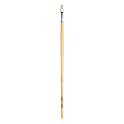 da Vinci Oil & Acrylic Series 7182 Top Acryl Paint Brush, Bright White Synthetic with Long Natural Polished Handle, Size 6 (7182-06) - size: Size 6, style: Bright White Long