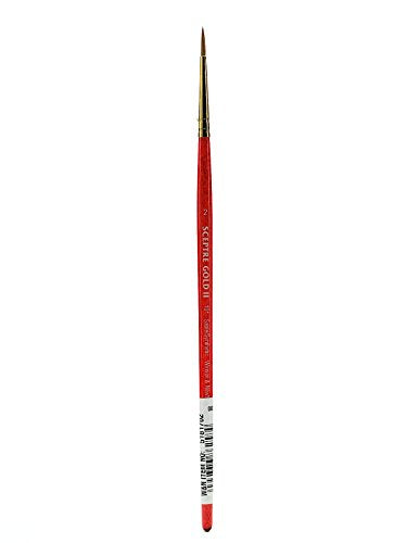 Winsor & Newton Sceptre Gold II Series 101 Short Handle Brush - Round #2 - size: #2, style: Round