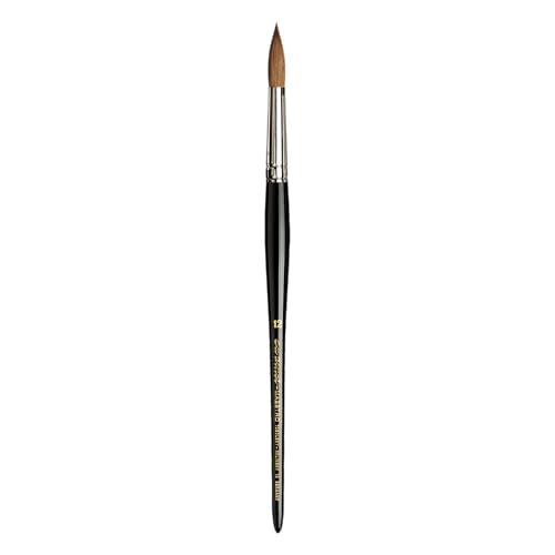 da Vinci Watercolor Series 10 Maestro Paint Brush, Round Kolinsky Red Sable, Size 12 - size: Size 12, style: Round Series 10