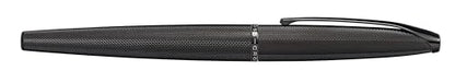 Cross ATX Brushed Black Stainless Steel Fine Nib Fountain Pen - Refillable Pen for Smooth Writing - Black Ink - Comfortable Grip - Long-Lasting - Professional Office Supplies - color: Brushed Black, style: Extra Fine Nib