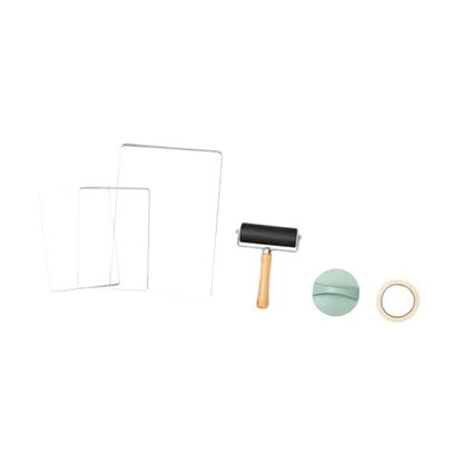 Gel Printing Plate Kit Durability for Arts Crafts Art Printmaking Tool