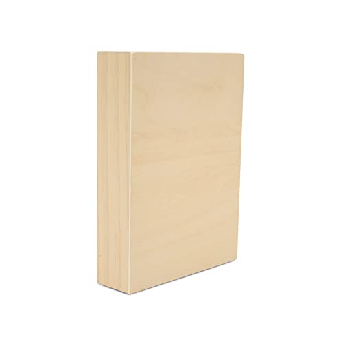 Painting Panels 8 x 10 x 1-1/2-inch, Pack of 4 Blank Wooden Signs for Crafts, Wood Cradled Panels for Home Decor, by Woodpeckers - size: 8 x 10 x 1-1/2 inch