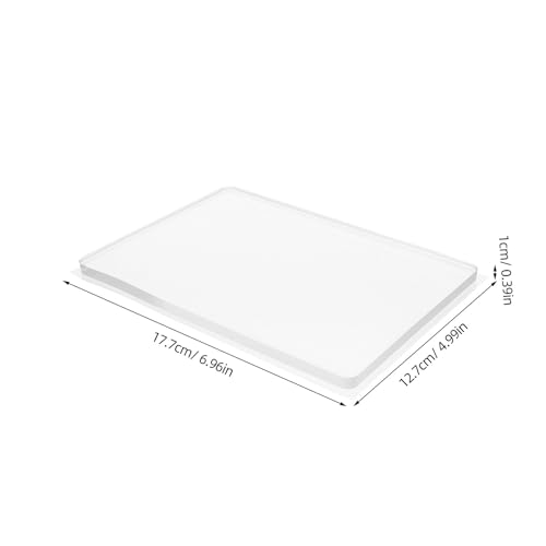 NUOBESTY Gel Printing Plate Gel Painting Plate Monoprinting Block for Stamping Cardmaking Printmaking Monoprinting and Crafts Transparent - size: 17.70X12.70X1.00CM