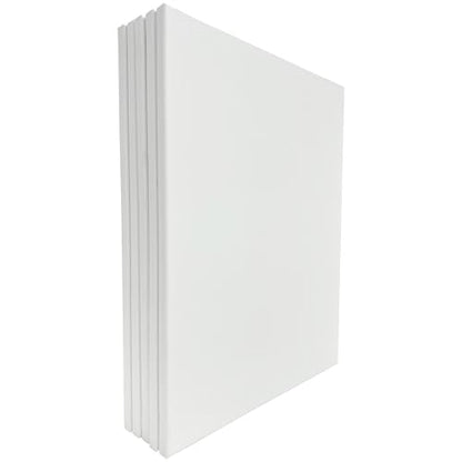 Artist's Loft 5 Count 16” x 20” Super Value Canvas - Acid Free Cotton Canvas for Paint, Acrylic, & Oils - 1 Pack - size: 16 x 20 inches