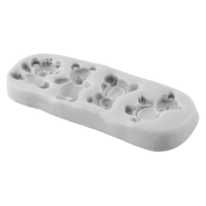 Bear Silicone Molds Animal Polymer Clay Mold for DIY Crafts Epoxy Resin Casting Air Dry Polymer Clay Plaster Jewelry Making - color: Style C