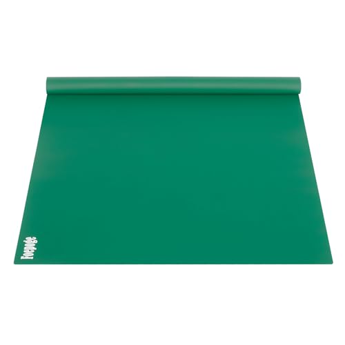 31.5" x 23.6" Extra Large Silicone Mat for Resin Casting, Crafts and Epoxy, Nonstick Silicone Sheet for Jewelry Casting Molds, Countertop Protector Mat Heat Resistant Placemats by Foepoge, Dark Green - color: Drak Green