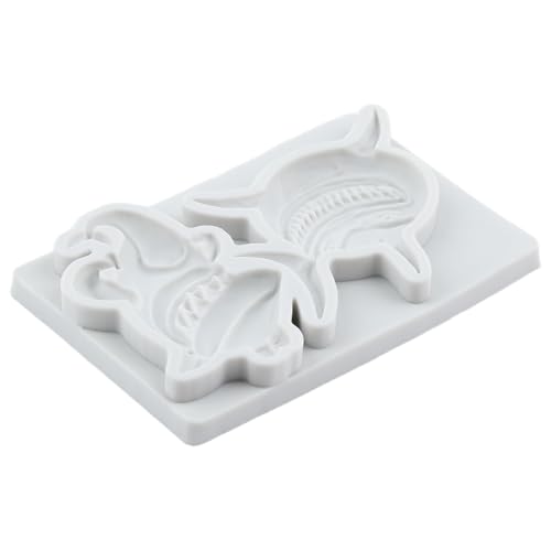 Shark Crocodile Polymer Clay Mold Shark Alligator Silicone Molds for DIY Crafts Epoxy Resin Casting Air Dry Polymer Clay Plaster Jewelry Making - color: Style F