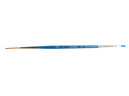 Winsor & Newton Cotman Water Colour Series 333 Short Handle Synthetic Brush, SH #2 - size: SH #2, style: Series 333 Rigger