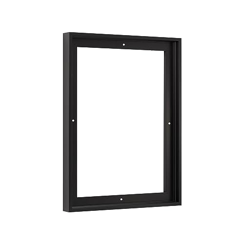 Pixy Canvas Floater Frame 16x20 for 3/4 (0.75) inch Deep Canvas Paintings/Canvas Prints/Wood Canvas Panels/Wall Art/Wall Decor/Home Decor/Artwork (Black, 16 x 20 inch, Portrait) - color: Black, size: 16 x 20 inch