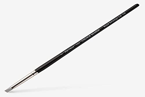 Cup Chisel 2 Flat Painting Shaper Brush - Grey
