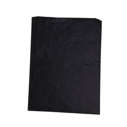 PLAFOPE Tracing Paper A4 Carbon Paper Black Graphite Transfer Paper 100 Sheets for Office Art - color: Black
