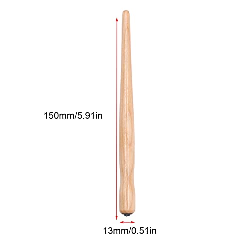 Cunyuer Dip Pen Nib Holder, 5PCS Sandalwood Professional Nib Holder for Cartoon Calligraphy Painting Writing (Wood Color)