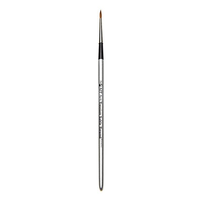 AIT Art Select Paint Brush Set - 4 Pure Russian Red Sable Round Paint Brushes - Handmade in Germany Set for Superior Results with Oil, Acrylic, and Watercolors