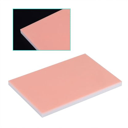 6" x 4" Rubber Carving Block, Soft and Easy to Carve Rubber Block for Printmaking, Stamp Making, DIY Crafting, Scrapbook, Painting (Pink) - color: pink