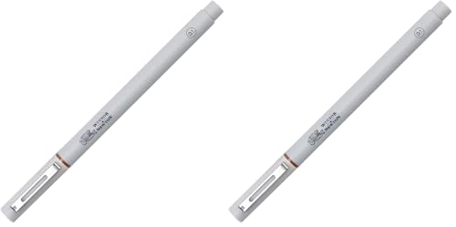 Winsor & Newton Fineliner Fine Point Pen, 0.1mm Tip, Sepia (Pack of 2) - size: 1 Count (Pack of 2), style: 0.1 mm Tip