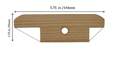 Creative Hobbies Wood and Wire Bevel Cutter Clay Trimming Tool for Pottery, Ceramics and Sculpting - size: 5.75 inch