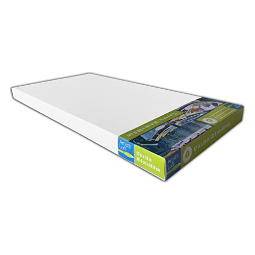 Artist's Loft Level 3 Gallery Wrapped Heavy Duty Canvas, 12 Pack - size: 12\ x 24\