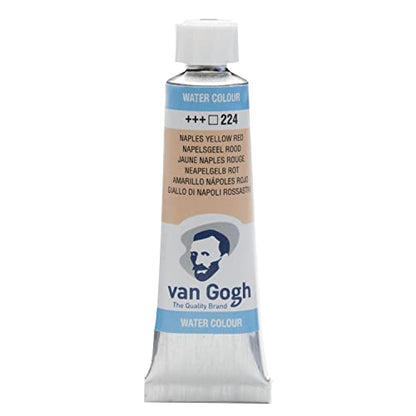 Van Gogh Watercolor Paint, 10ml Tube, Naples Yellow Red 224