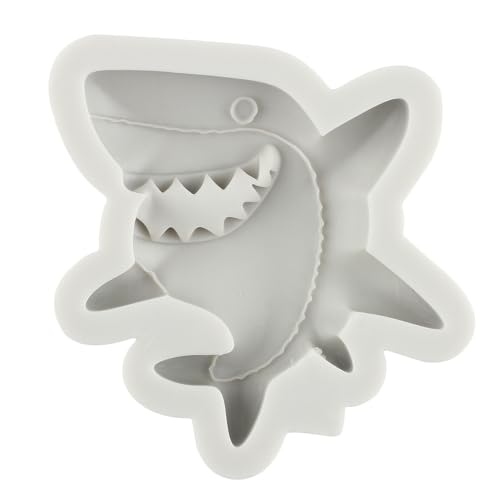 Shark Polymer Clay Mold Sea Animal Silicone Molds for DIY Crafts Air Dry Plaster Jewelry Making Polymer Clay Epoxy Resin Casting - color: Style B