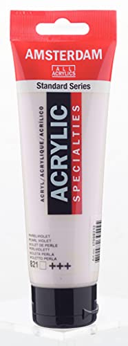 Amsterdam Standard Series Acrylic Tube 120ml Pearl Violet 821 (17098212) - color: Pearl Violet, size: 4.06 Fl Oz (Pack of 1)