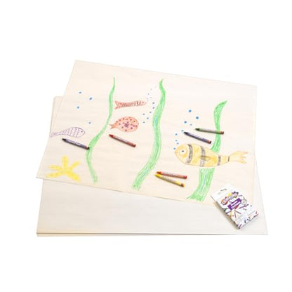 Colorations Lightweight Art Newsprint Paper, 500 Sheets, 18" x 24", 30lb Weight, for Painting & Drawing, Arts & Craft Supplies, Classroom Must Haves