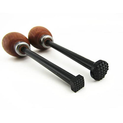 2pcs Printmaking Woodcut Copperplate Resin Board Engrave Etching Print Leathercraft Embossing Carve Roulette Wheel Tool Set