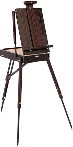 190CM Tall Tripod Easel Stand for Painting, Wooden Sketchbox Easel with Foldable Legs and Storage Drawer, Portable Artist Easel Box for Sketching,Displaying (C 190CM) - color: C