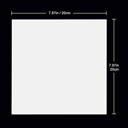 StonyLab Glass Backed TLC Classical Silica Gel Plate, 20 x 20 cm Thin Layer Chromatography Analytical Plate with Silica Gel, Pack of 10