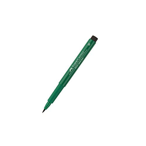 Faber-Castell PITT Artist Brush Pen, Brush Tipped, Dark Phthalo(264) - color: Dark Phthalo, size: 1 Count (Pack of 1)