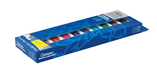 Winsor & Newton Cotman Watercolor Paint Set, 10 Colors, 5ml (0.17-oz) Tubes - style: 10 Tube Set 5ml