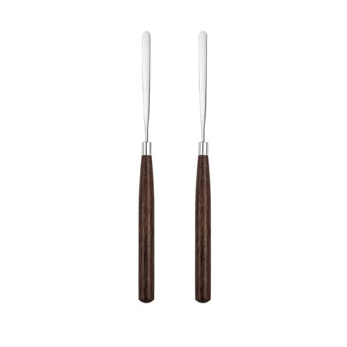 Palette Knife Painting Spatula for Oil, Acrylic Paint, Metal Painting Knife Mixing for Art, Palette Scraper for Creative Painting,Color Mixing, Smearing. 2Pc - color: Palette Knives-2pc