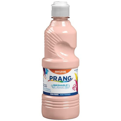 Prang Washable Tempera Paint, Peach, 16 Oz., 1 Count - color: Peach, size: 16 Fl Oz (Pack of 1)