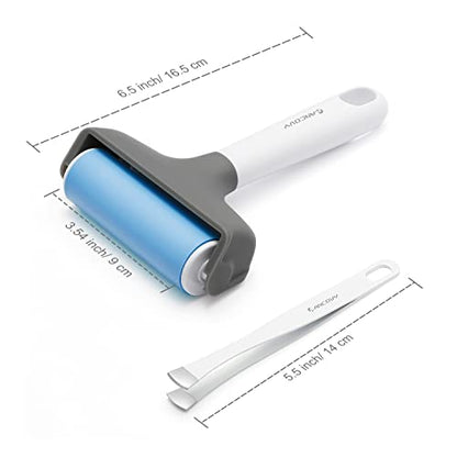 Brayer Roller & Mat Remover Tool Tweezers Set for Cricut/Silhouette/Brother and T-Shirts Heat Transfer Projects Printing Making | Brayer for Cricut/Silhouette/Brother Crafting Printmaking/T-Shirts Heat Transfer Projects
