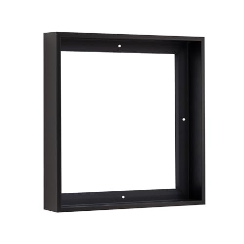 Pixy Canvas Floater Frame 4x4 for 1-1/2 (1.5) inch Deep Canvas Paintings/Canvas Prints/Wood Canvas Panels/Wall Art/Wall Decor/Home Decor/Artwork (Black, 4 x 4 inch, Square) - color: Black, size: 4 x 4 inch