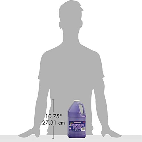 Constructive Playthings Washable Tempera Paint for Kids, Classroom Painting Supplies, 1 Gallon, Purple - color: Purple, size: 128 Fl Oz (Pack of 1)