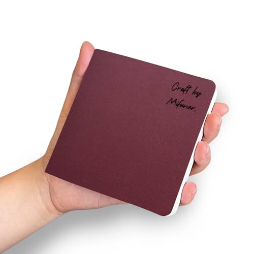 Watercolor Paper Sketchbook,3.9x3.9 Inch Mini Mixed Media Notebook,140lb/300gsm Artist Heavyweight Paper,30 Sheets Small Travel Drawing Journal for Adults,Painting,Watercolors,Art Supplies,Red - color: 3.9x3.9 inch-300gsm-red