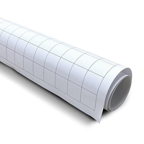 Geyer Instructional Products - 36" x 120" Large Graph Paper Roll, 1" Black Grid, Ideal for School Classroom Graphing, Designing Blueprints and Floorplans, Tabletop Gaming and Custom Mapping - color: Black, size: 1" Spacing