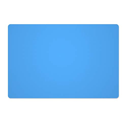 Silicone Placemats, Food-Grade Non-Slip Waterproof, Dining, Stain Resistant, Countertop Protector, Kitchen Counter Mat, Heat Resistant, Baking mat Dishwasher Safe (23.6"×15.7"-1pack, Blue) - color: Blue, size: 23.6"×15.7"-1pack