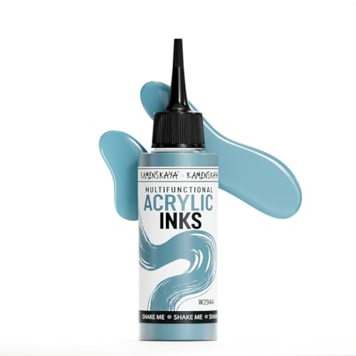 Kamenskaya Acrylic Inks for Artists - 'Monaco' Acrylic Ink, 3.38 Fl Oz (100 ml) - color: Monaco