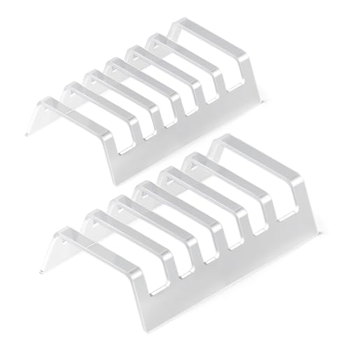 Clean Acrylic Paint Brush and Makeup Brush Drying Stand Holder for Vanity or Artist Studio Use (2pack)