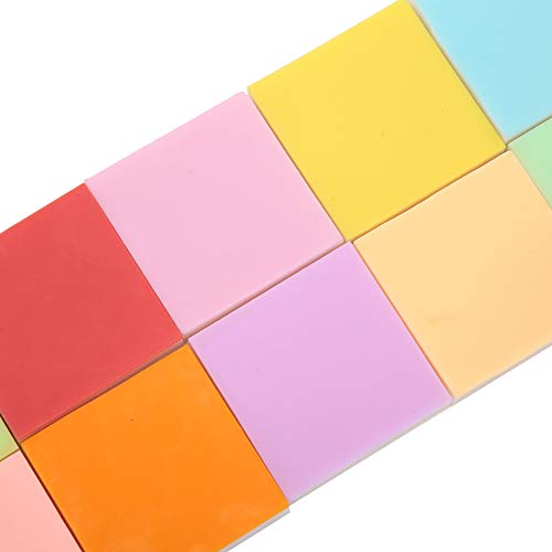 Rubber Stamp Carving Blocks, 10pcs Double Layer with Bright Full Colors, DIY Stamp Making Kit, Handcraft Stamps for Carv