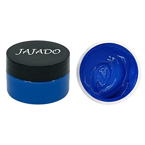 JAJADO Chalk Paste, Silk Screen Stencils Paste Blue, Screen Printing Chalk Paint Set Ink Stencil Paint for Painting on Wood, Chalkboard, Fabric, Home Decor Chalk Art Paste Supplies - color: Blue