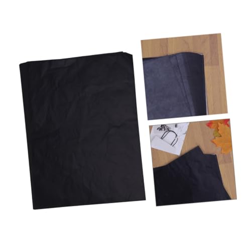 Angoily 100pcs Carbon Tracing Paper Painting Paper Drawing Trace for Drawing Product Graphite Transfer Transfer for Drawing Tranfer Black - color: Black