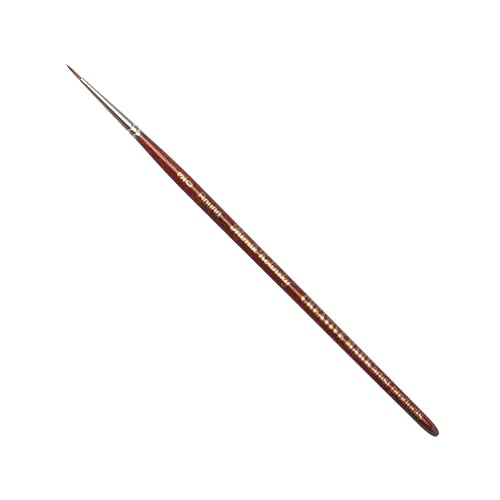 Creative Mark Mimik Kolinsky Watercolor Brush - # 3 Round - Short Handle Synthetic Paint Brush - Handmade in Germany - Synthetic Sable Paint Brushes for Professional Artists - Animal-Friendly - size: 3